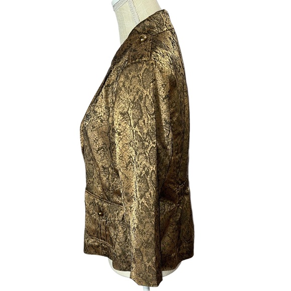 “Joan Rivers” Animal Print Blazer - Picture 3 of 14